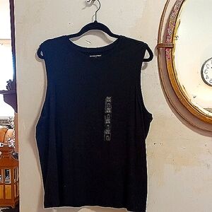 Banana Republic Classic Black Sleeveless Ladies  Tee